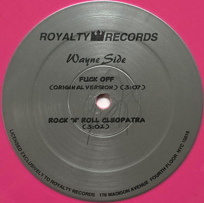 Wayne* / Jayne County And The Electric Chairs* : (If You Don't Wanna Fuck Me, Baby) Fuck Off!! (12", EP, Pin)