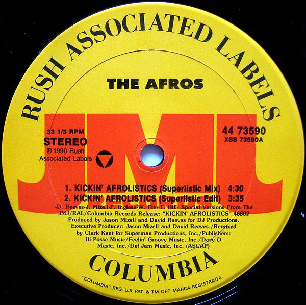 The Afros : Kickin' Afrolistics (12")