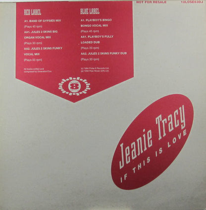 Jeanie Tracy : If This Is Love (2x12", Promo)