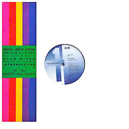 Pet Shop Boys : Club Mixes From The Pet Shop Boys Introspective Album (3x12", Ltd, Num, Promo, S/Edition)