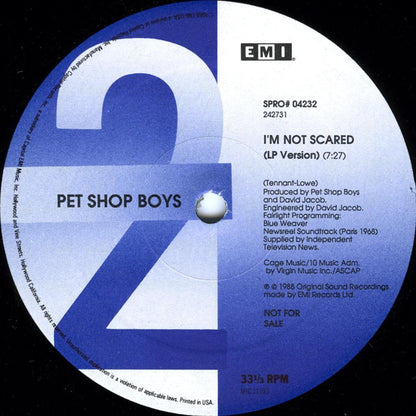 Pet Shop Boys : Club Mixes From The Pet Shop Boys Introspective Album (3x12", Ltd, Num, Promo, S/Edition)