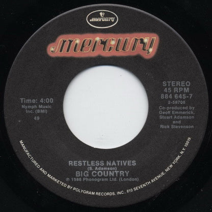 Big Country : Look Away (7")