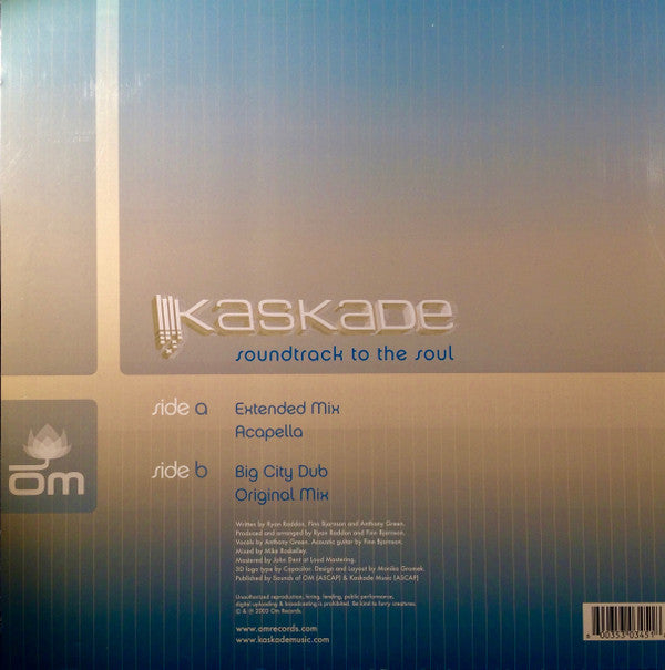 Kaskade : Soundtrack To The Soul (12", Single)
