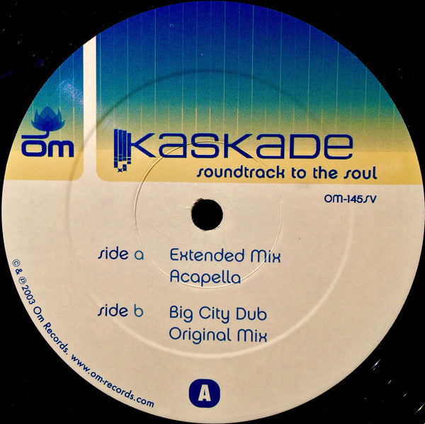 Kaskade : Soundtrack To The Soul (12", Single)