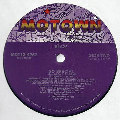 Blaze : So Special (12")