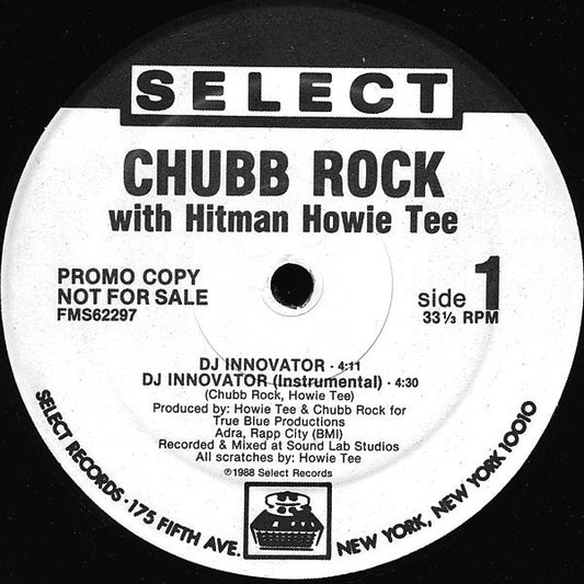 Chubb Rock With Hitman Howie Tee* : DJ Innovator / I Feel Good (12", Promo)