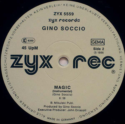 Gino Soccio : Magic (12")