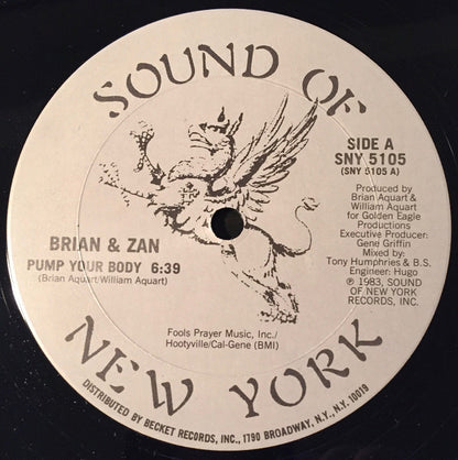 Brian & Zan : Pump  Your Body (12")
