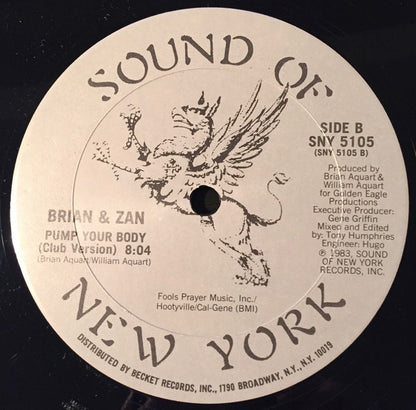 Brian & Zan : Pump  Your Body (12")