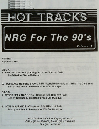 Various : NRG For The 90's Volume 1 (12", Promo)