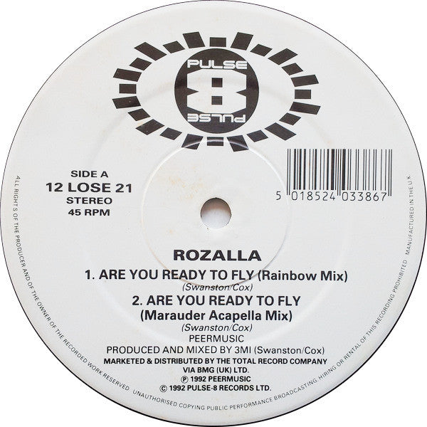 Rozalla : Are You Ready To Fly (12")