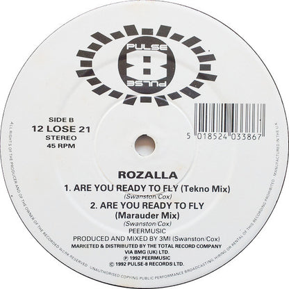 Rozalla : Are You Ready To Fly (12")