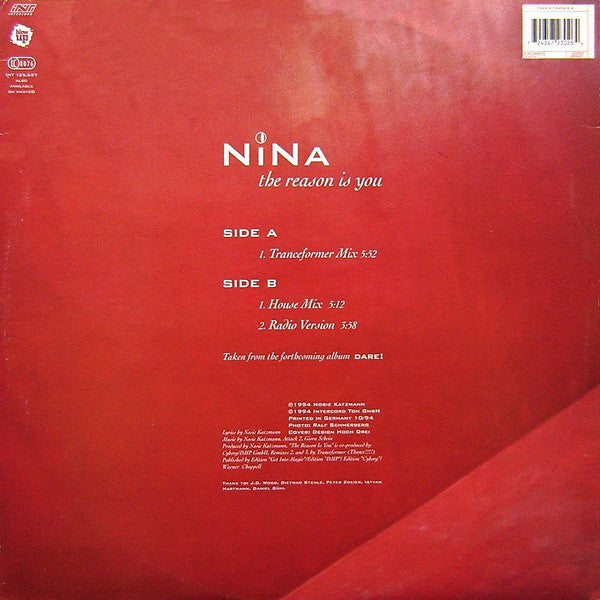 Nina (3) : The Reason Is You (12")