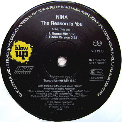 Nina (3) : The Reason Is You (12")