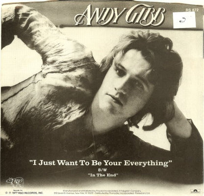 Andy Gibb : I Just Want To Be Your Everything (7", Single, Styrene, PRC)