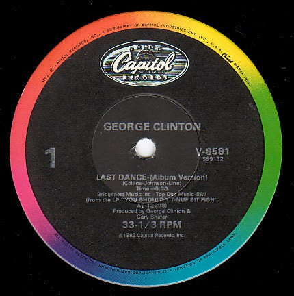 George Clinton : Last Dance (12", Single)