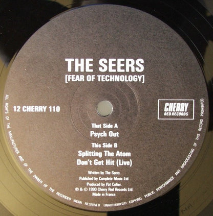 The Seers : Psych Out [Fear Of Technology] (12", Single)