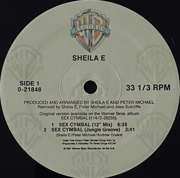 Sheila E. : Sex Cymbal (12", Maxi)
