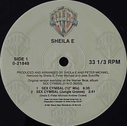 Sheila E. : Sex Cymbal (12", Maxi)