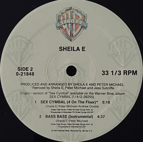 Sheila E. : Sex Cymbal (12", Maxi)