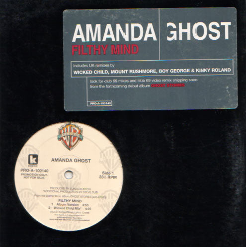 Amanda Ghost : Filthy Mind (12", Promo)