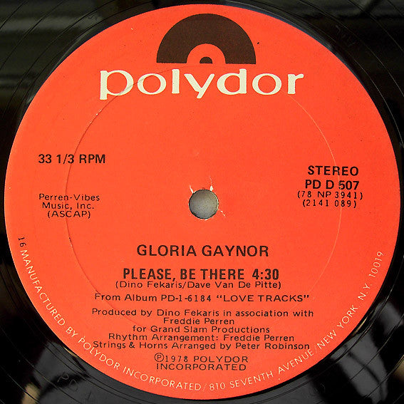 Gloria Gaynor : Anybody Wanna Party? (12", 16 )