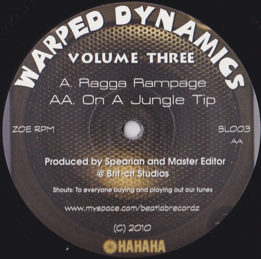 Warped Dynamics : Volume Three (12")