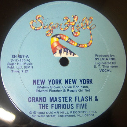 Grand Master Flash & The Furious Five* : New York New York (12")