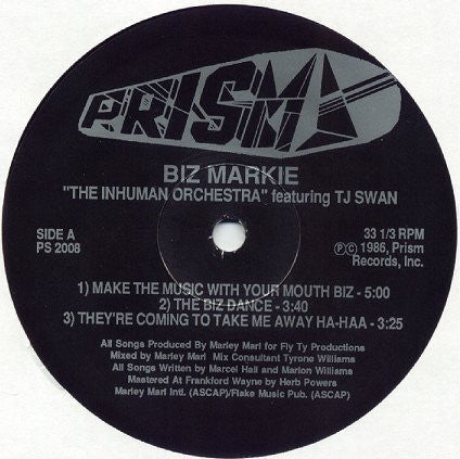 Biz Markie : Make The Music With Your Mouth, Biz (12", EP, RE)