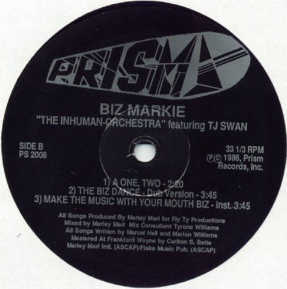 Biz Markie : Make The Music With Your Mouth, Biz (12", EP, RE)
