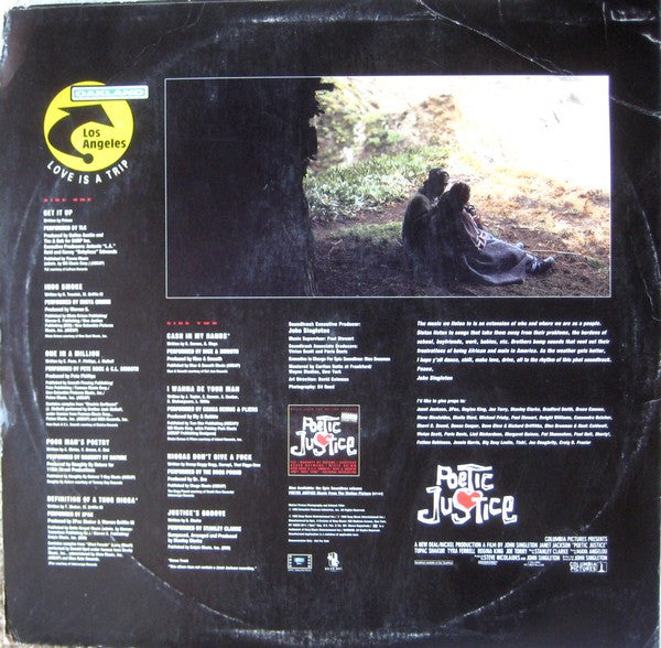Various : Poetic Justice (Music From The Motion Picture) (LP, Comp, Promo)