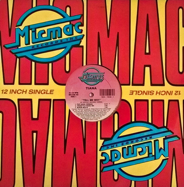 Tiana : Tell Me Why (12", Single)