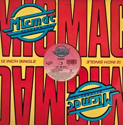 Tiana : Tell Me Why (12", Single)