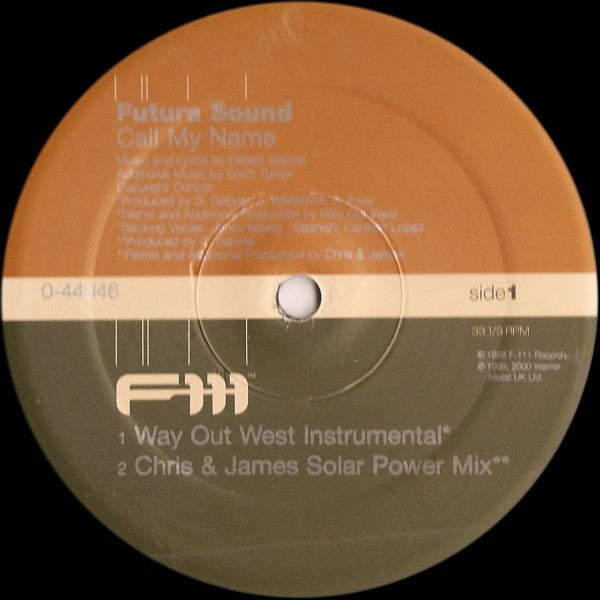 Futura Sound : Call My Name (12")