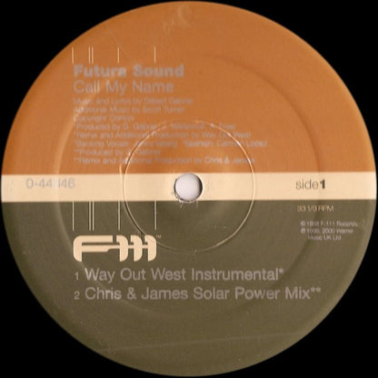 Futura Sound : Call My Name (12")