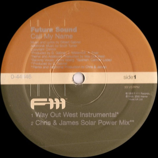 Futura Sound : Call My Name (12")