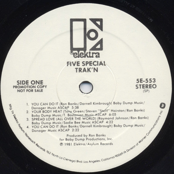 Five Special : Trak'n (LP, Album, Promo)
