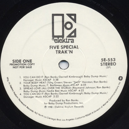 Five Special : Trak'n (LP, Album, Promo)