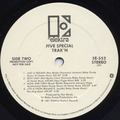 Five Special : Trak'n (LP, Album, Promo)