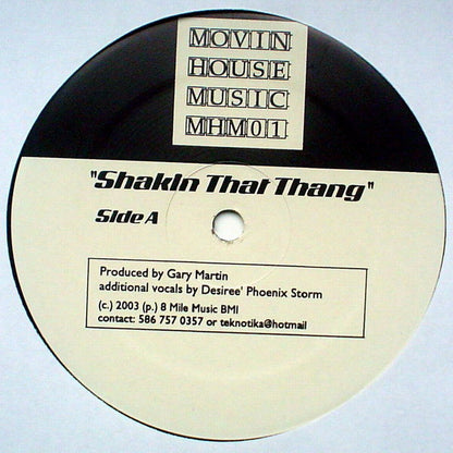 Gary Martin : Shakin That Thang (12")