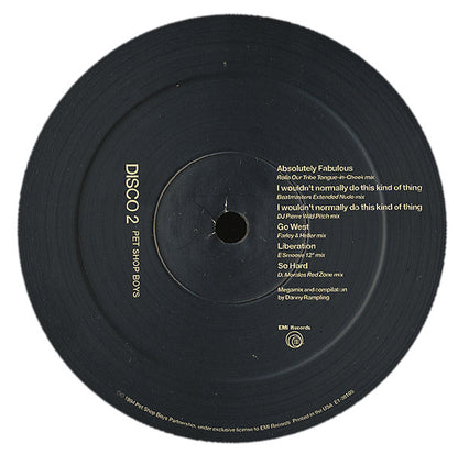 Pet Shop Boys : Disco 2 (LP, Comp, Mixed, Tra)