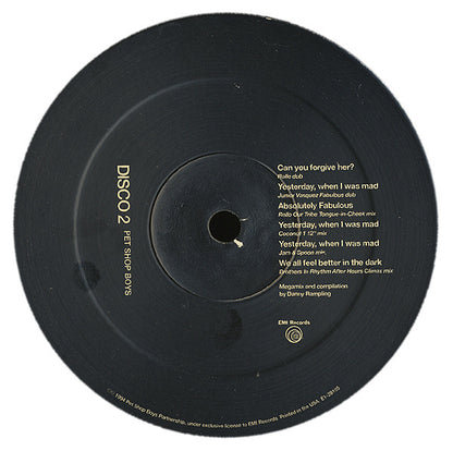 Pet Shop Boys : Disco 2 (LP, Comp, Mixed, Tra)