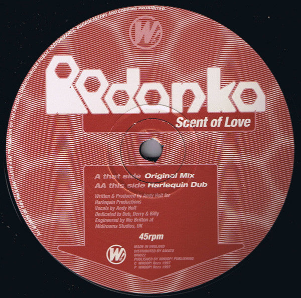 Redanka : Scent Of Love (12")