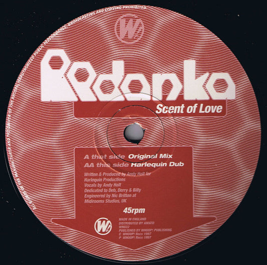 Redanka : Scent Of Love (12")