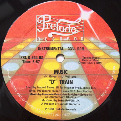 "D" Train* : Music (12")