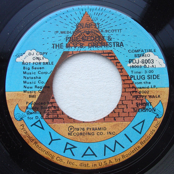 Phil Medley & The M.V.B. Orchestra : Snap It (7", Promo)