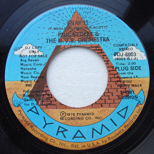 Phil Medley & The M.V.B. Orchestra : Snap It (7", Promo)