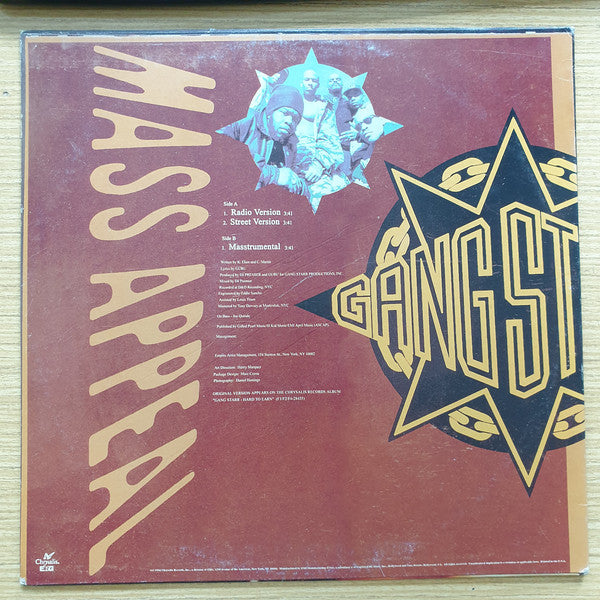 Gang Starr : Mass Appeal (12", RE)