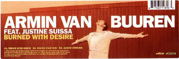 Armin van Buuren Feat. Justine Suissa : Burned With Desire (12")
