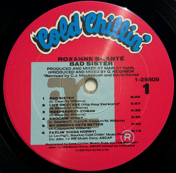 Roxanne Shanté : Bad Sister (LP, Album)